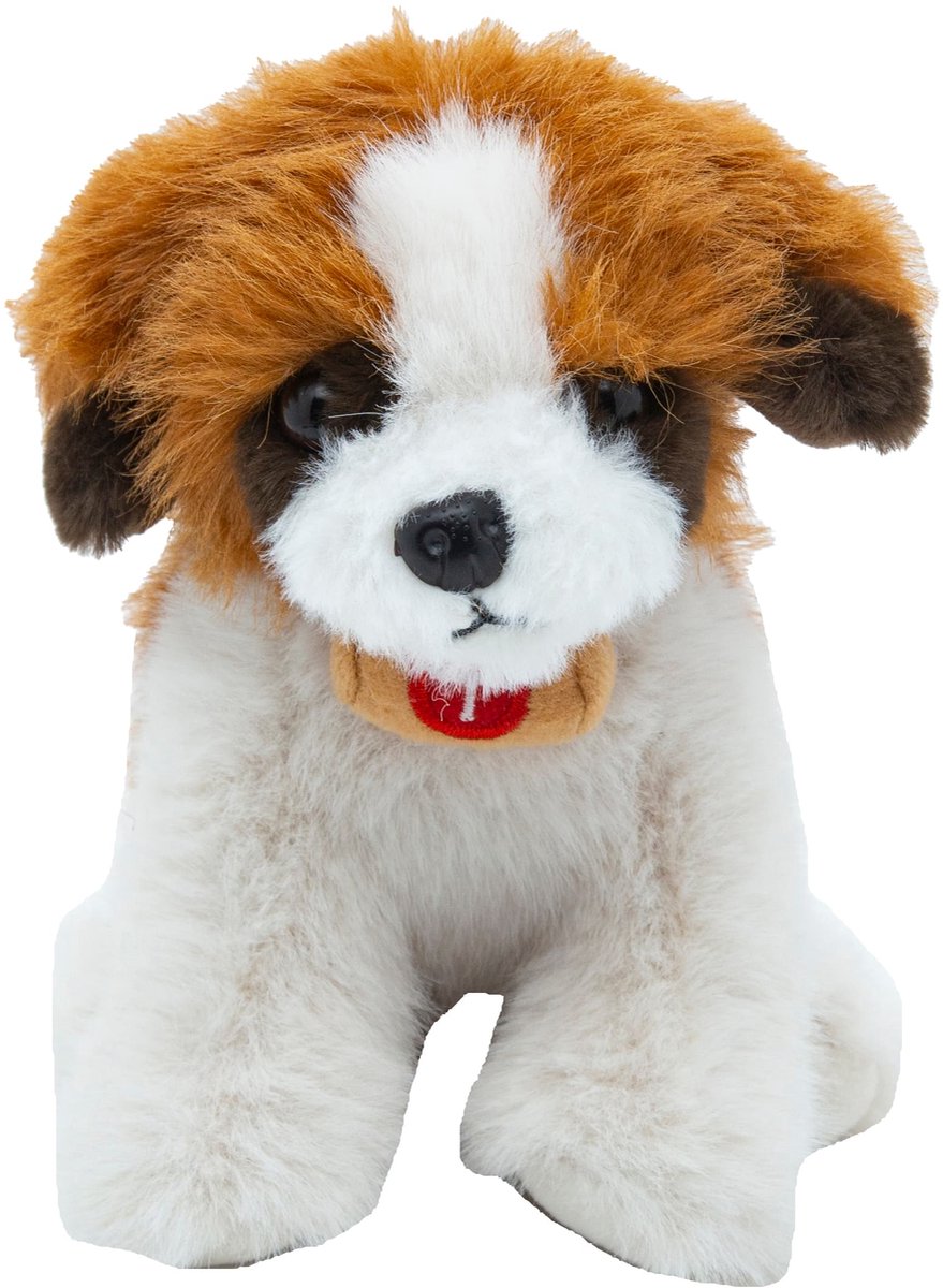 Cute since 1999 - Knuffel St. Bernard - Hurkende St. Bernard speelgoed - Baby knuffel - 20cm