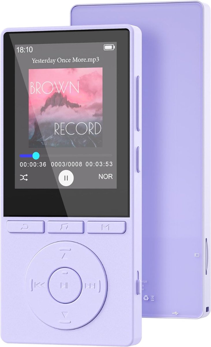 MP3 Speler Bluetooth - FM-Radio - Paars