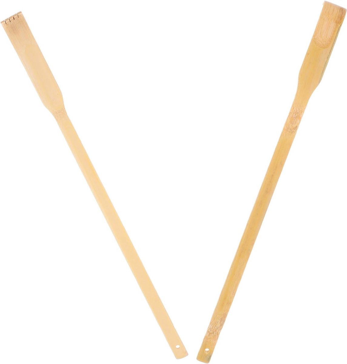 Back Scratcher Set - Zelf Massager - Jeuk Verlichten - Lange Handgrepen - 42 cm - Khaki