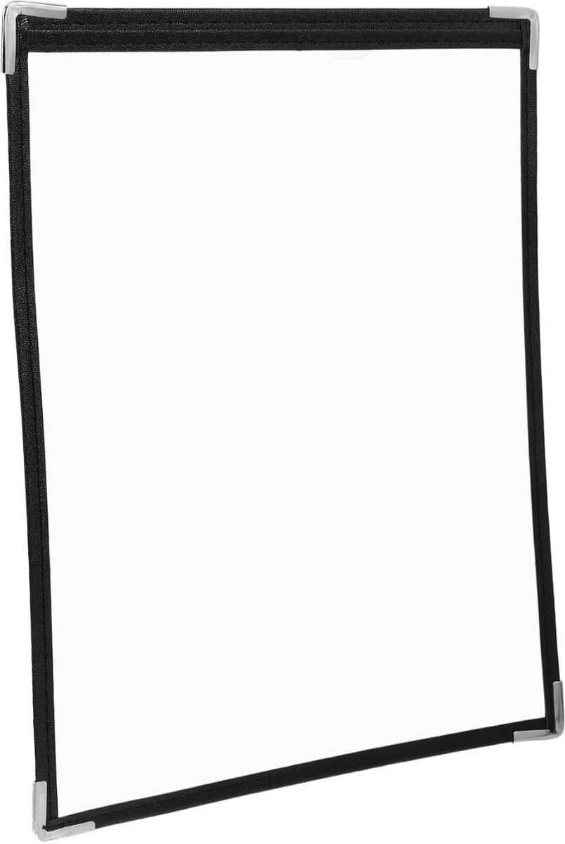 Menuboek A4 - Menumap Horeca - Menu Presentatie - Eenvoudig Vervangen - 29x23cm - Transparant