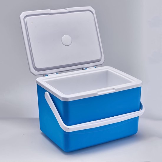 Camping Koelbox - Draagbare Ijsbox - Picknick en Uitjes - Geïsoleerde Harde Koeler - 5 Liter Capaciteit - Blauw — afbeelding 4