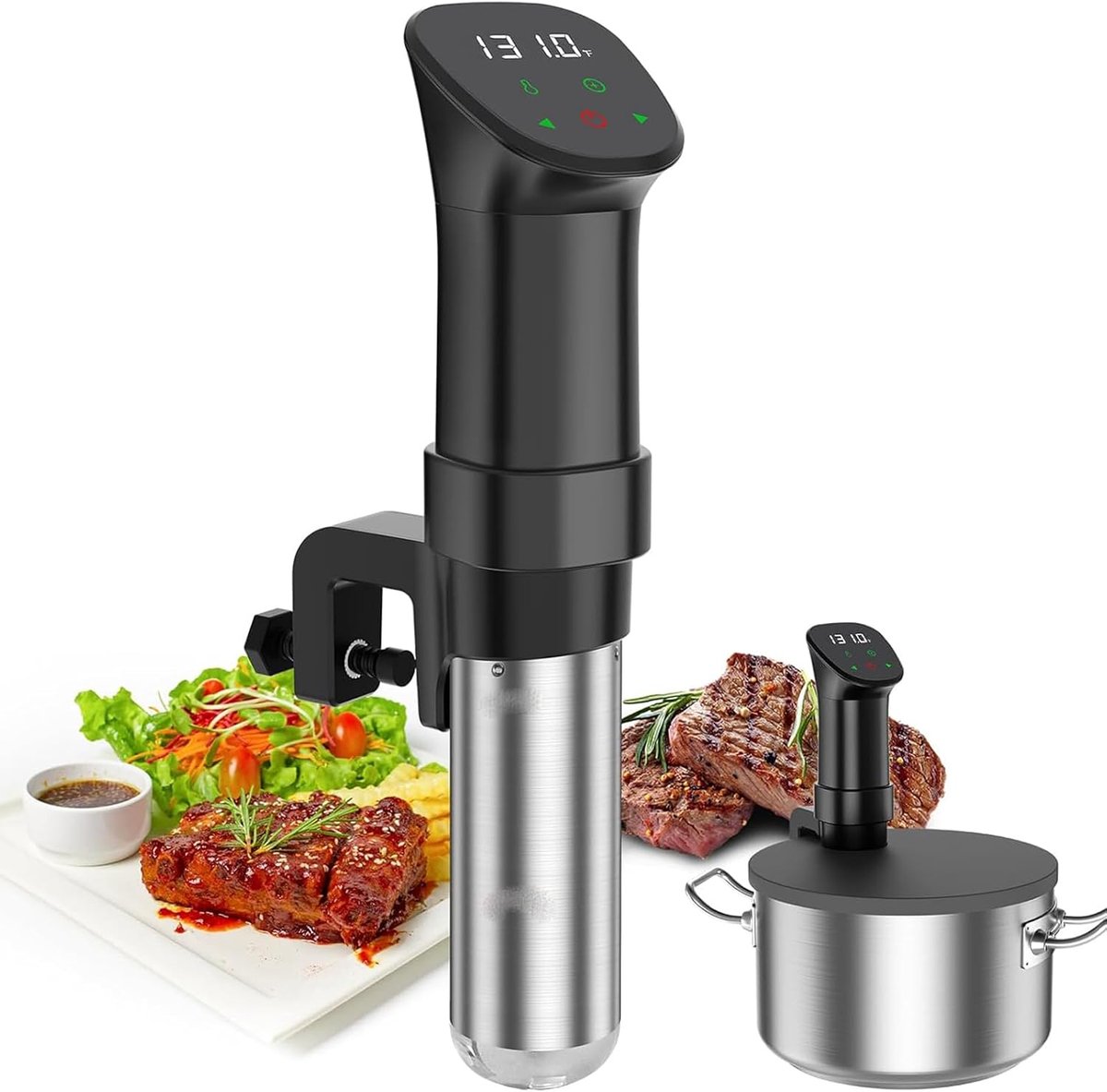 Dompelkoker - Wateroven Circulator - Precisie Koken - Stille Werking - 12L Capaciteit - Zilver