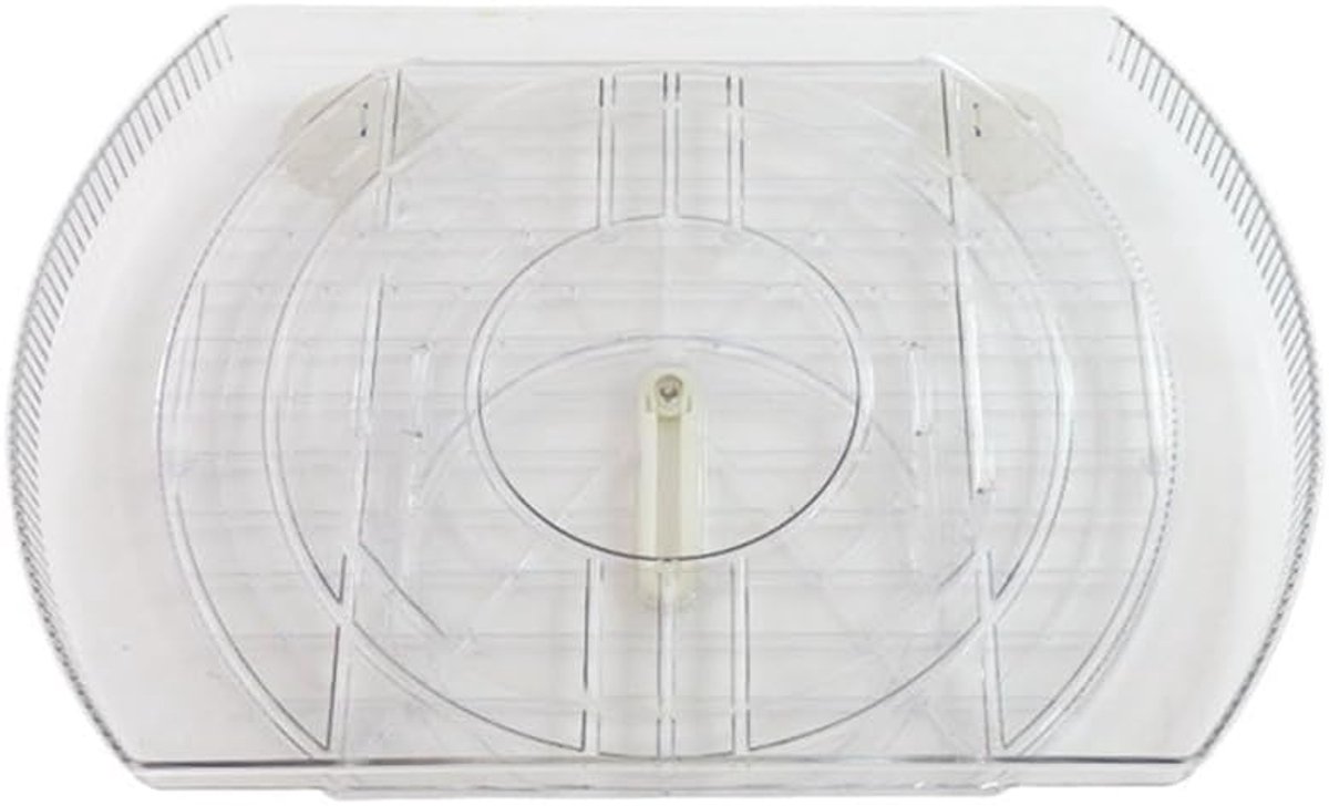 Draaiplateau Organizer - Draaiplateau Keuken - Koelkast Organiseren - Vierkante Vorm - 44 x 30 cm - Transparant