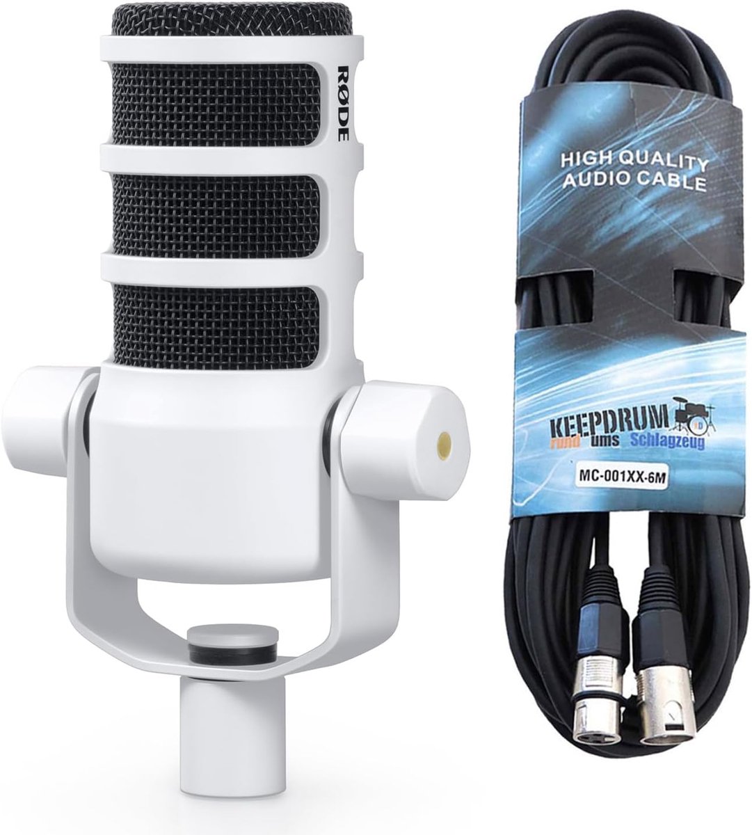 Professionele Podcast Microfoon - XLR Microfoon Dynamisch - Stemopnames Optimaliseren - Geïntegreerd Popfilter Zwenkarm