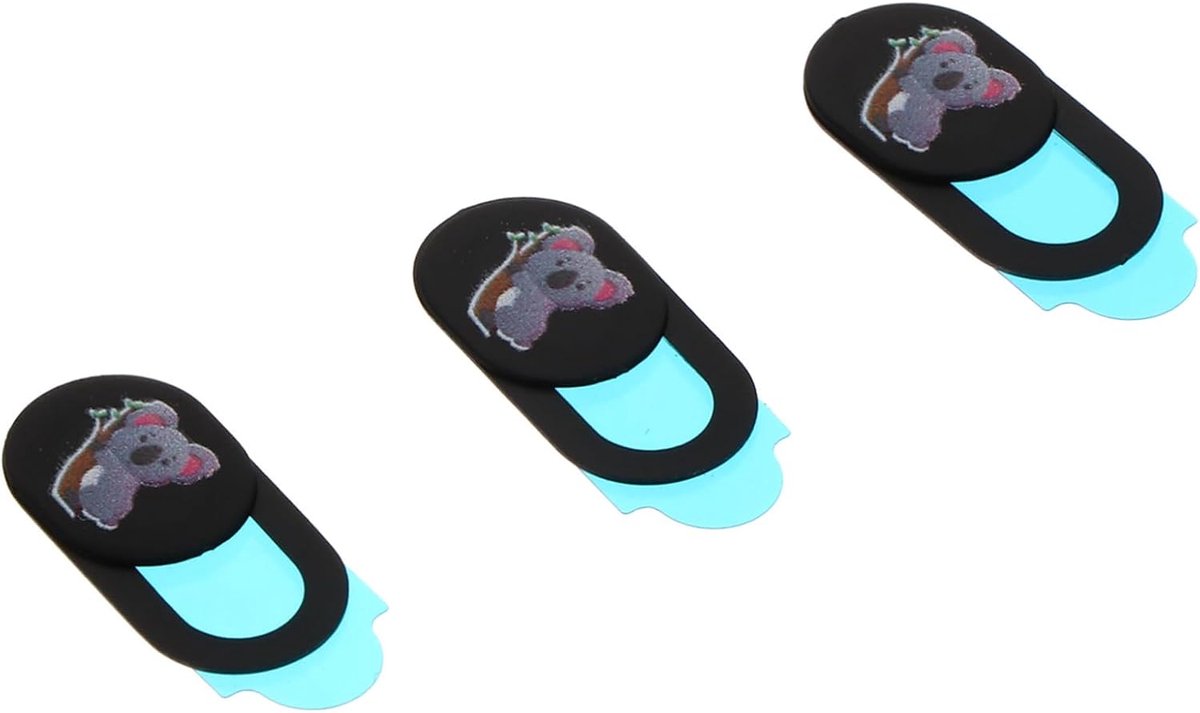 Webcam Covers - Privacy Sliders - Digitale Veiligheid - Dun En Licht - 18 x 10 mm - Zwart