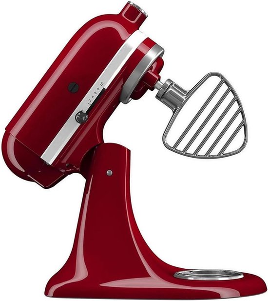 Mengstaaf Roestvrij Staal - Mixer Accessoire - Beslag Maken - Flexibele Rand - 45-5 Liter - Zilverkleurig — afbeelding 3