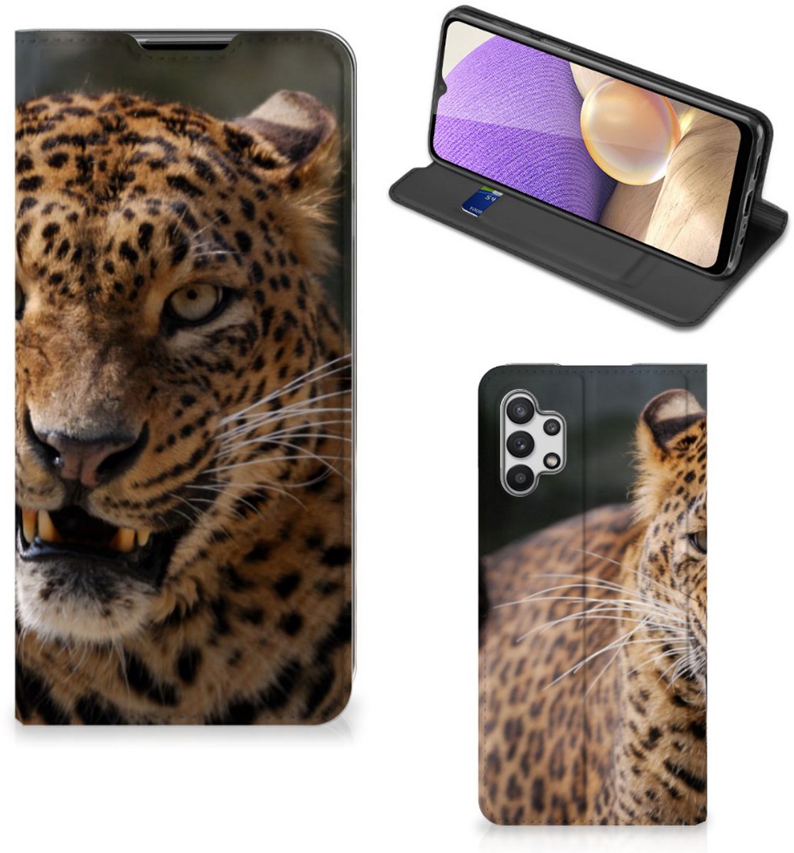 Samsung Galaxy A32 5G Hoesje maken Luipaard