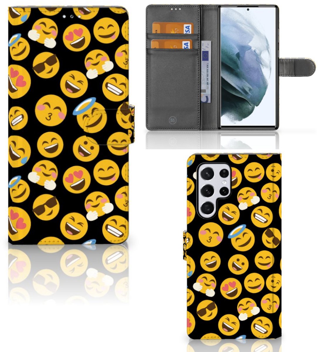 Samsung Galaxy S22 Ultra Telefoon Hoesje Emoji