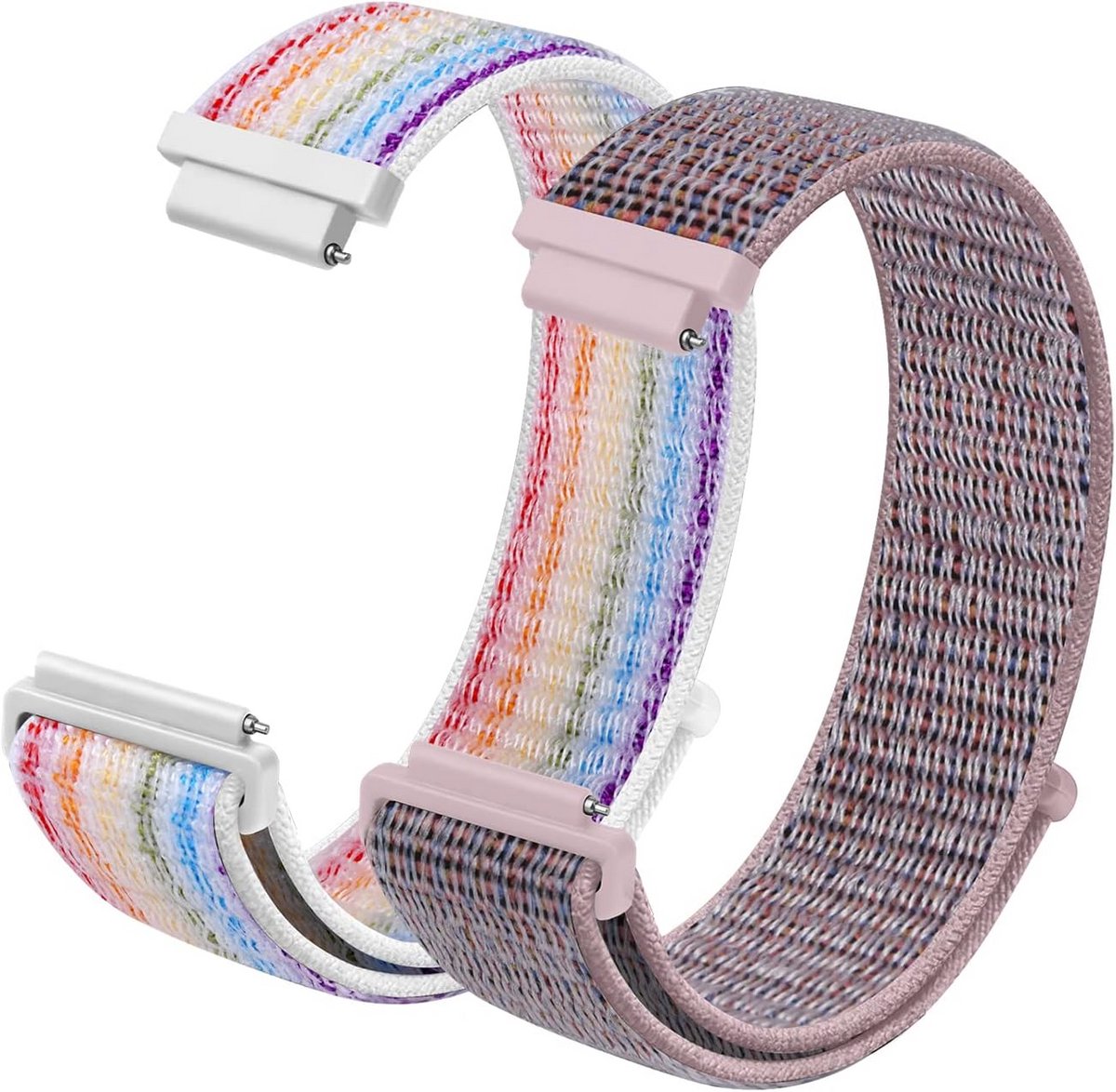 Nylon Horlogebanden met Snelle Bevestiging - Vervangbanden voor Heren en Dames - Verkrijgbaar in 7 Kleuren + Zandkleur - 16mm