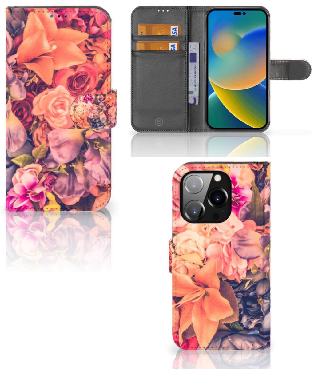 iPhone 14 Pro Hoesje Bosje Bloemen