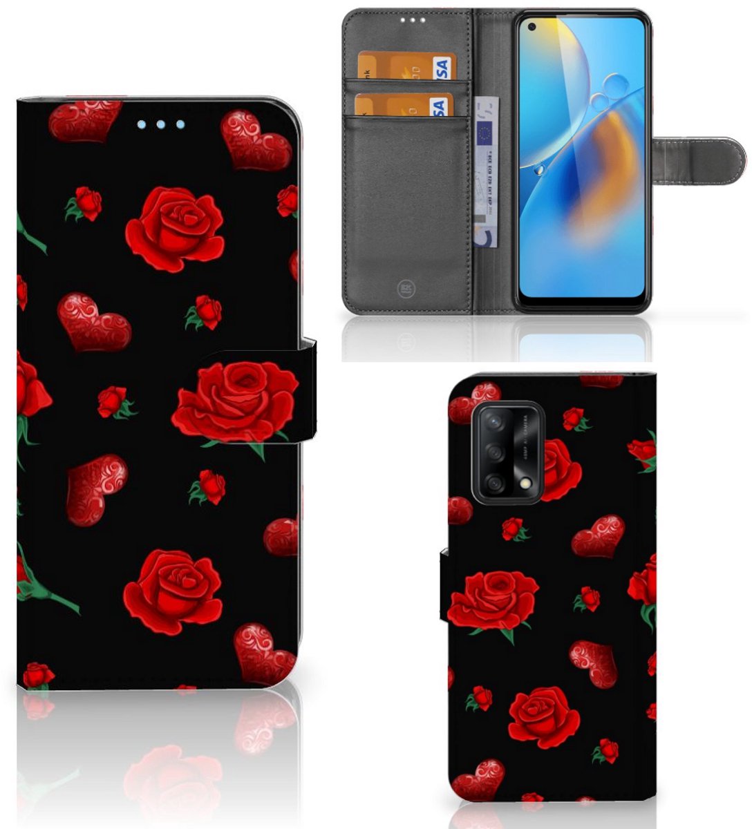 OPPO A74 4G Leuk Hoesje Valentine