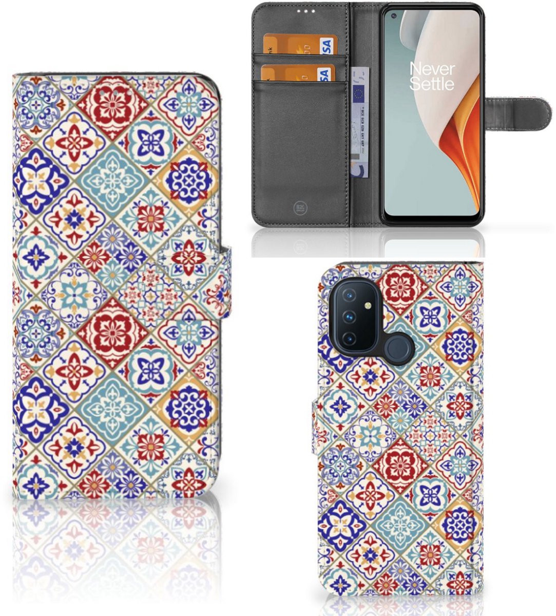 OnePlus Nord N100 Bookcase Tiles Color