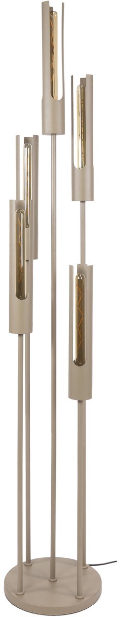 Giga Living Vloerlamp Tube - Beige Metaal - Ø30x175cm