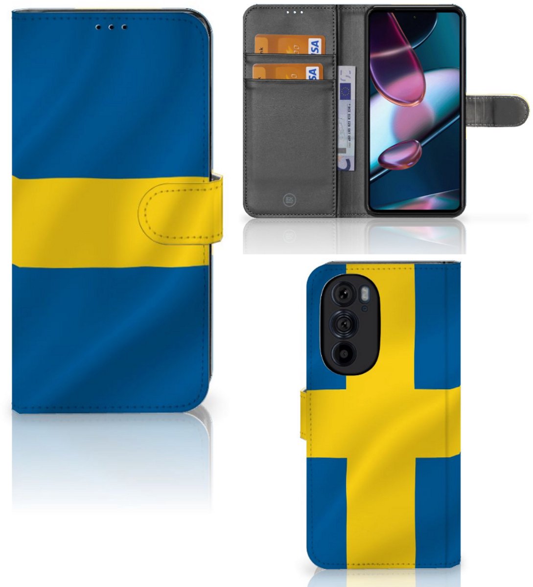 Motorola Edge 30 Pro Bookstyle Case Zweden