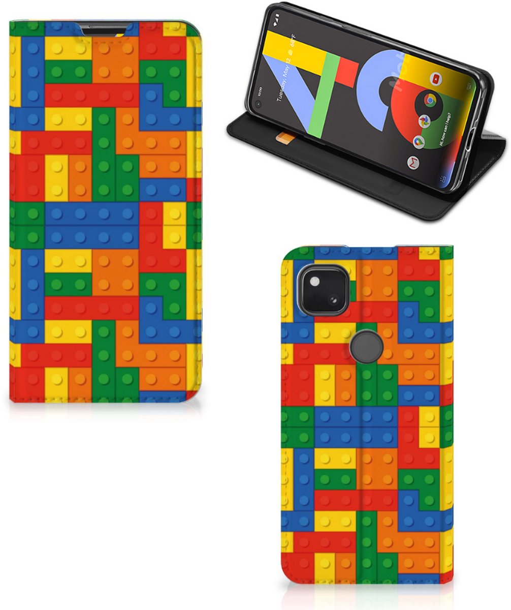 Google Pixel 4a Hoesje met Magneet Blokken