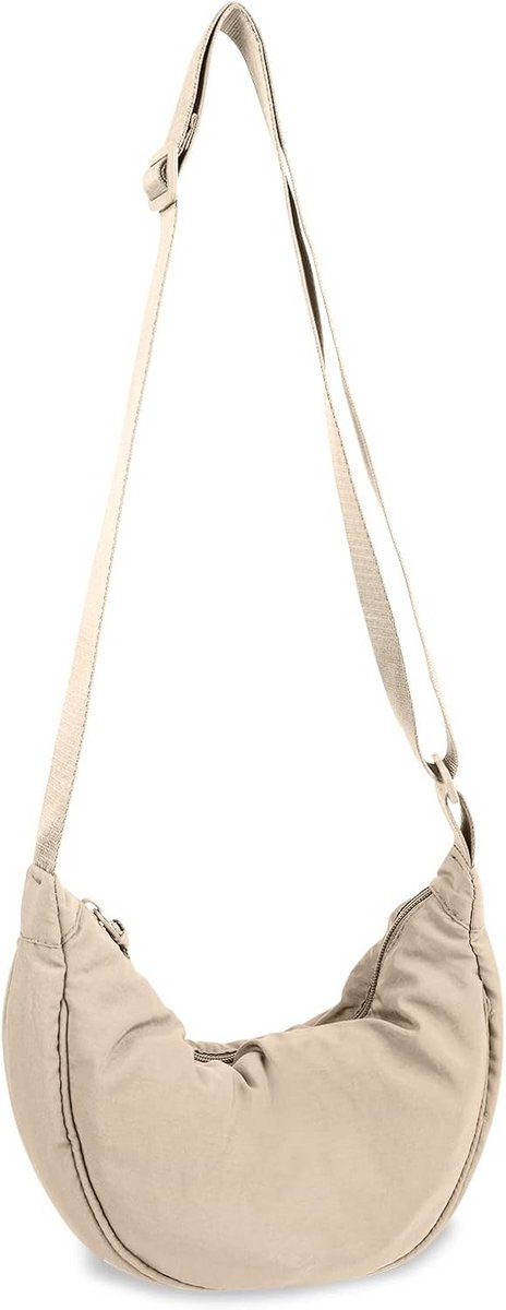 Crossbody Tas voor Volwassenen - Uniseks Halve Maan Sling Bag