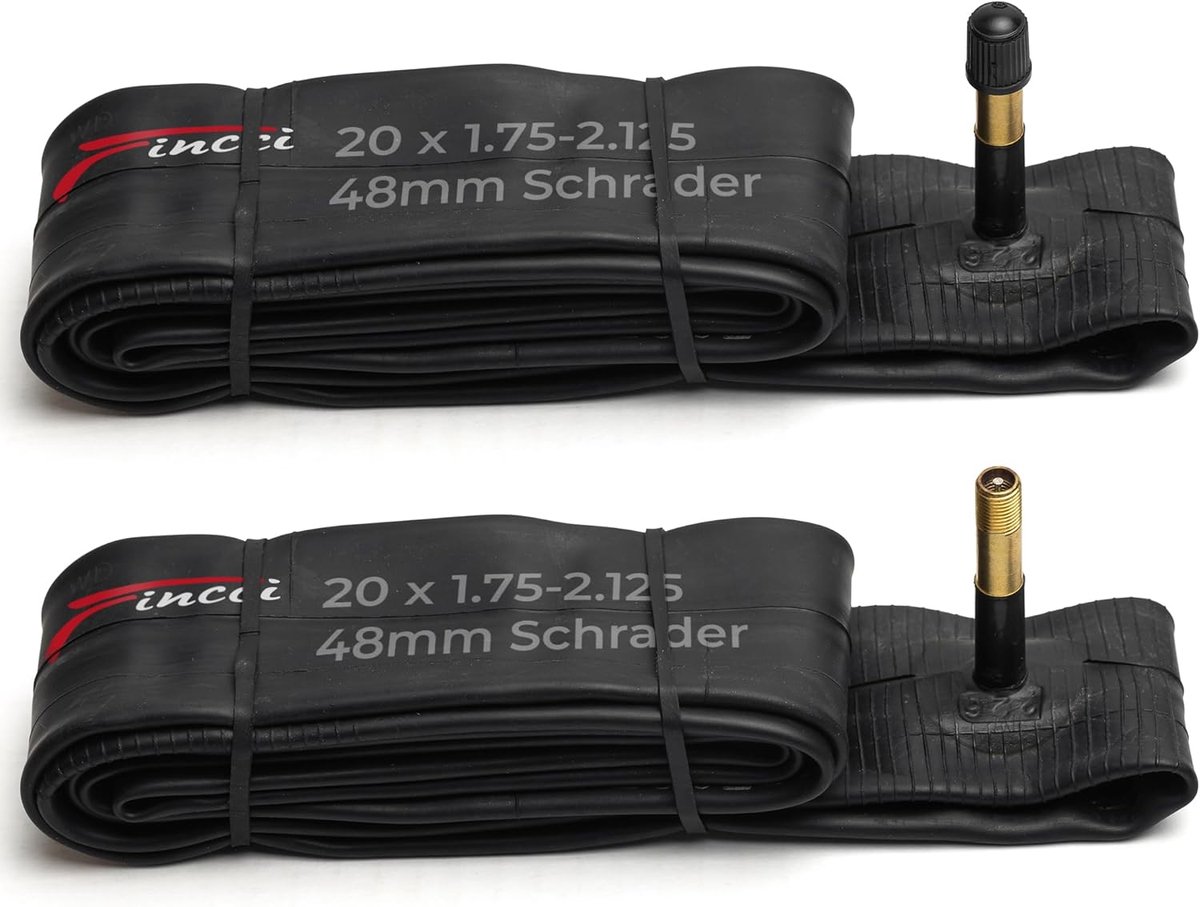 Binnenbanden 20 x 1.75 1.95 2.0 2.1 2.125 Inch voor BMX en Mountainbikes - Pack van 2