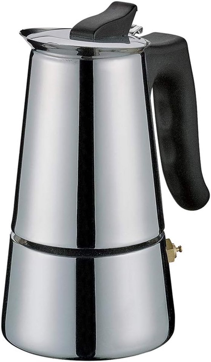 Percolator voor 2 Kopjes - Roestvrij Staal - Geschikt voor Inductie
