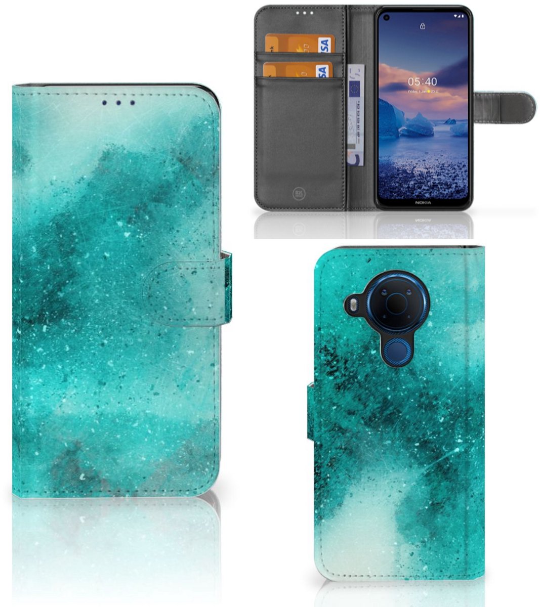 Hoesje Nokia 5.4 Painting Blue