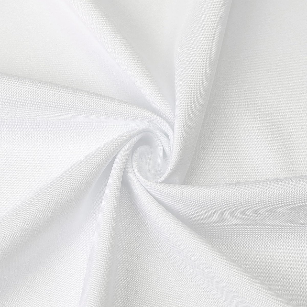 Ronde Stof Tafelkleed 180 cm Wit