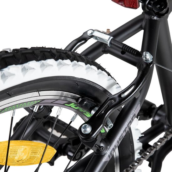 Kinderen Fiets 20 24 Inch Hardtail Mountainbike voor Jongens en Meisjes 7-12 Jaar met Witte Wandbanden van Merkloos — afbeelding 4