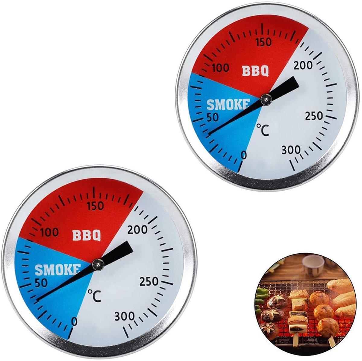 Bbq Accesoires Thermometer - Bbq Accesoires Rooster