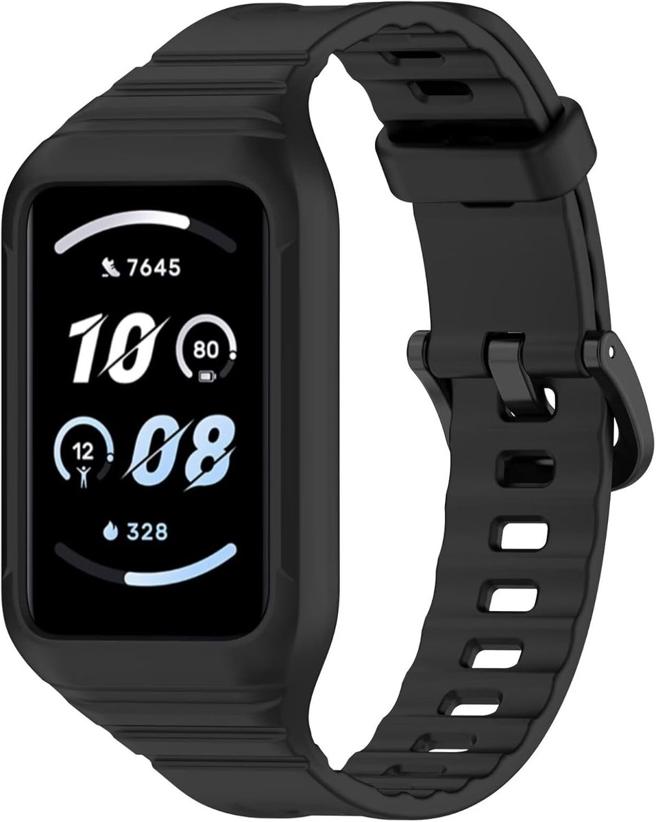 Zachte Siliconen Horlogeband voor Honor Band 9 Vervanging - Comfortabel & Verstelbaar