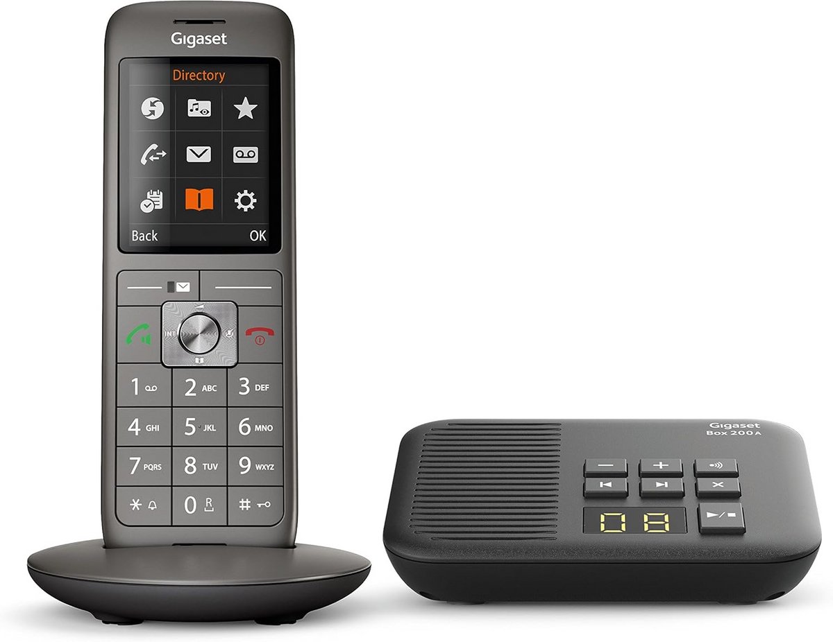 Draadloze Telefoon met Antwoordapparaat en Kleuren Display