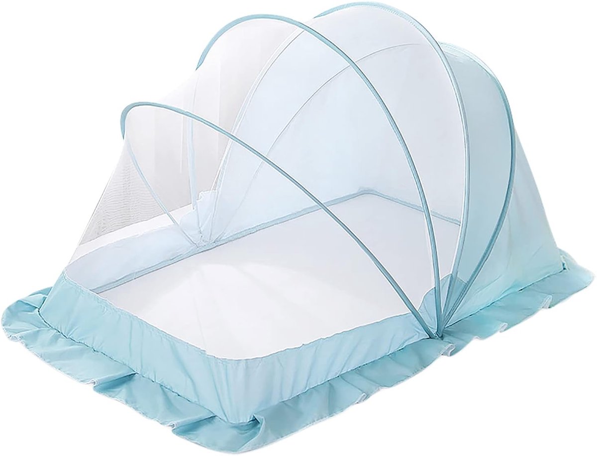 Bodemloze Roterende Opvouwbare Wieg - Draagbare Ademende Anti-Insect Klamboe voor Baby's 0-5 Jaar - Geschikt voor Familie en Buitenreizen