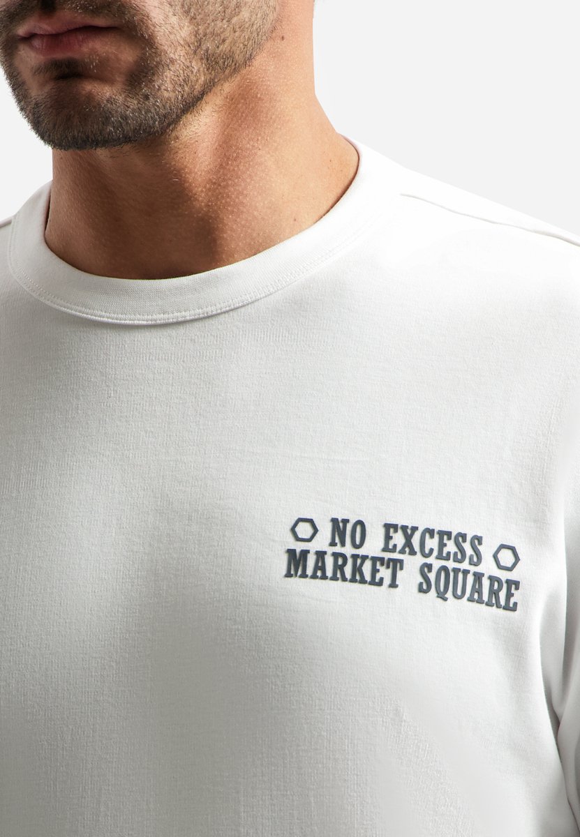 Interlock T-shirt met backprint