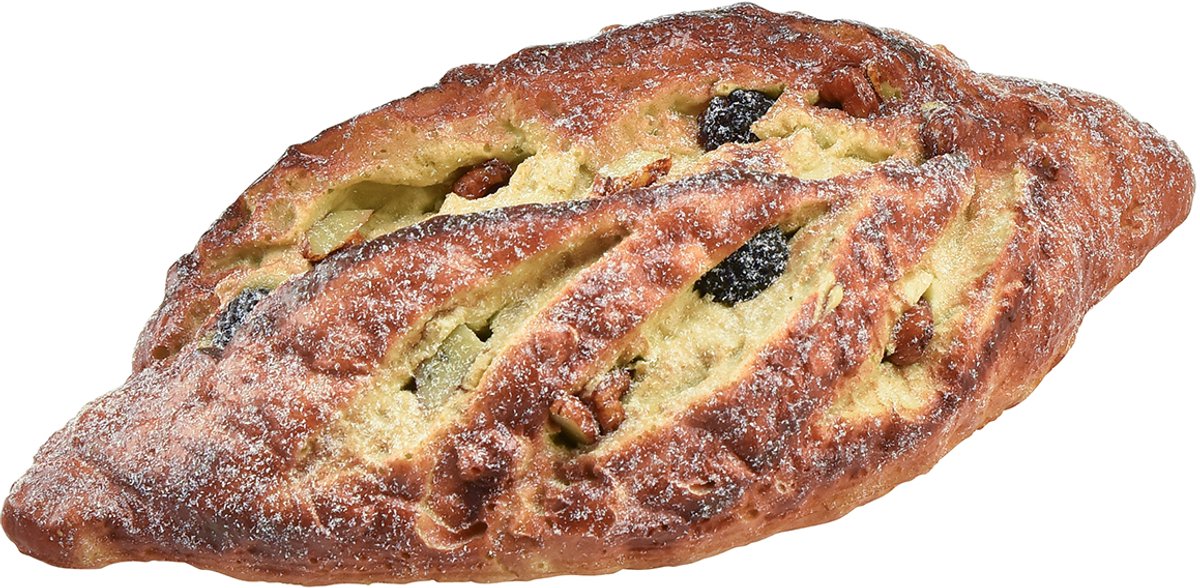 Kunstmatig decoratief rozijnenbrood - Misleidend realistische voedselr