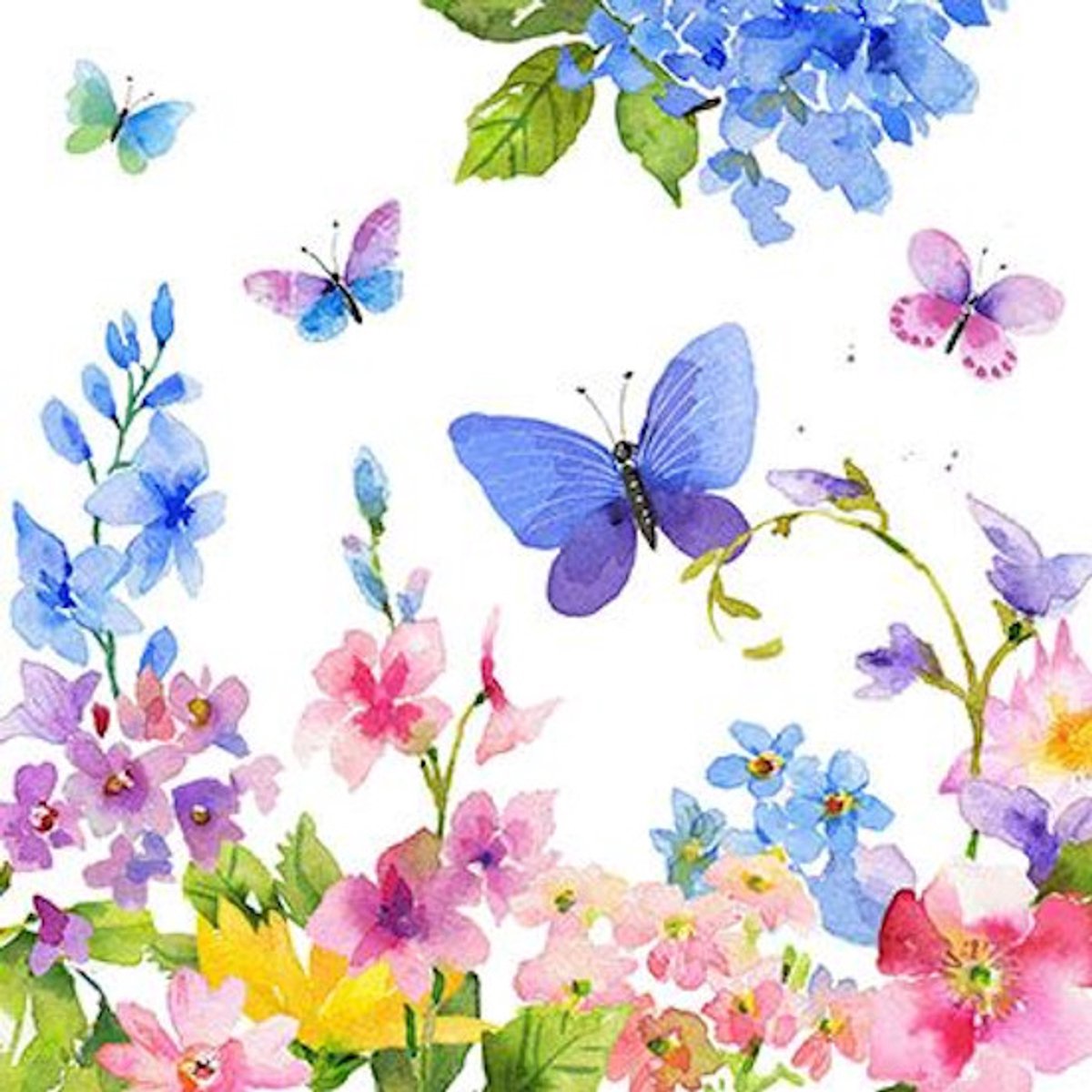 PPD Lunch servetten - Blue Spring