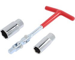 Universele Bougiesleutel Set 16mm & 21mm - Bougie Verwijderen & Monteren Tool voor Motorfietsen, Kleine Motoren, Grasmaaiers