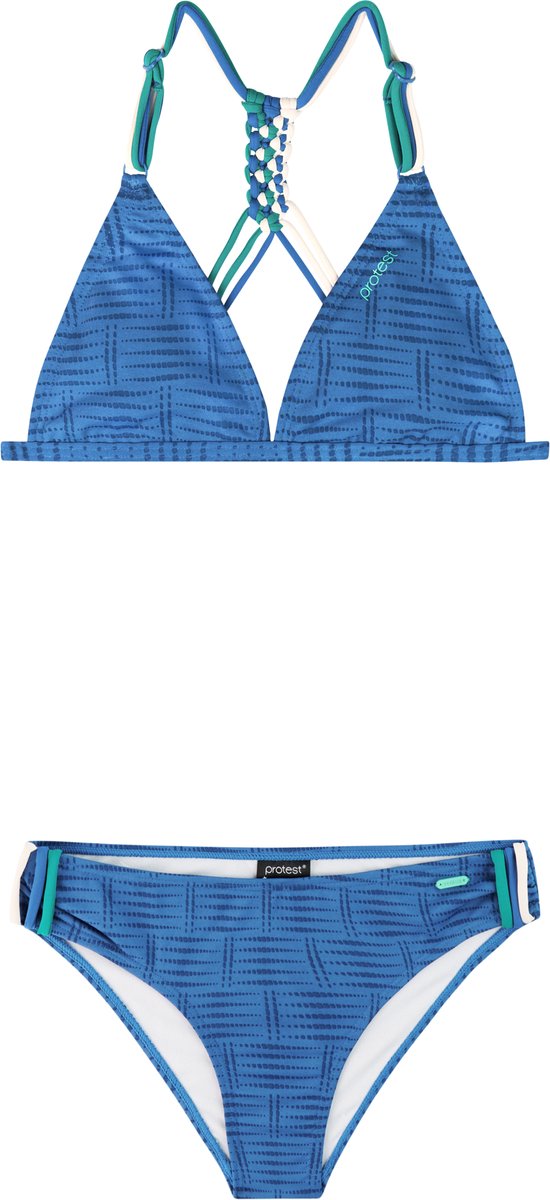 Protest PRTFimkes JR Bikini set Meisjes Gespsluiting Uitneembare vulling Normale pasvorm Blauw