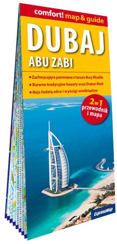 Dubaj laminowany map&guide 2w1 przewodnik i mapa - ExpressMap - boek in ...