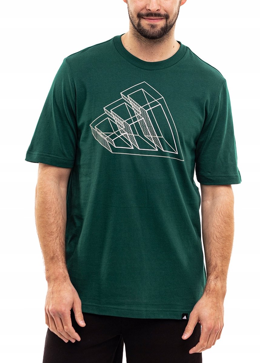 adidas Sportshirt Heren – Katoen Groen
