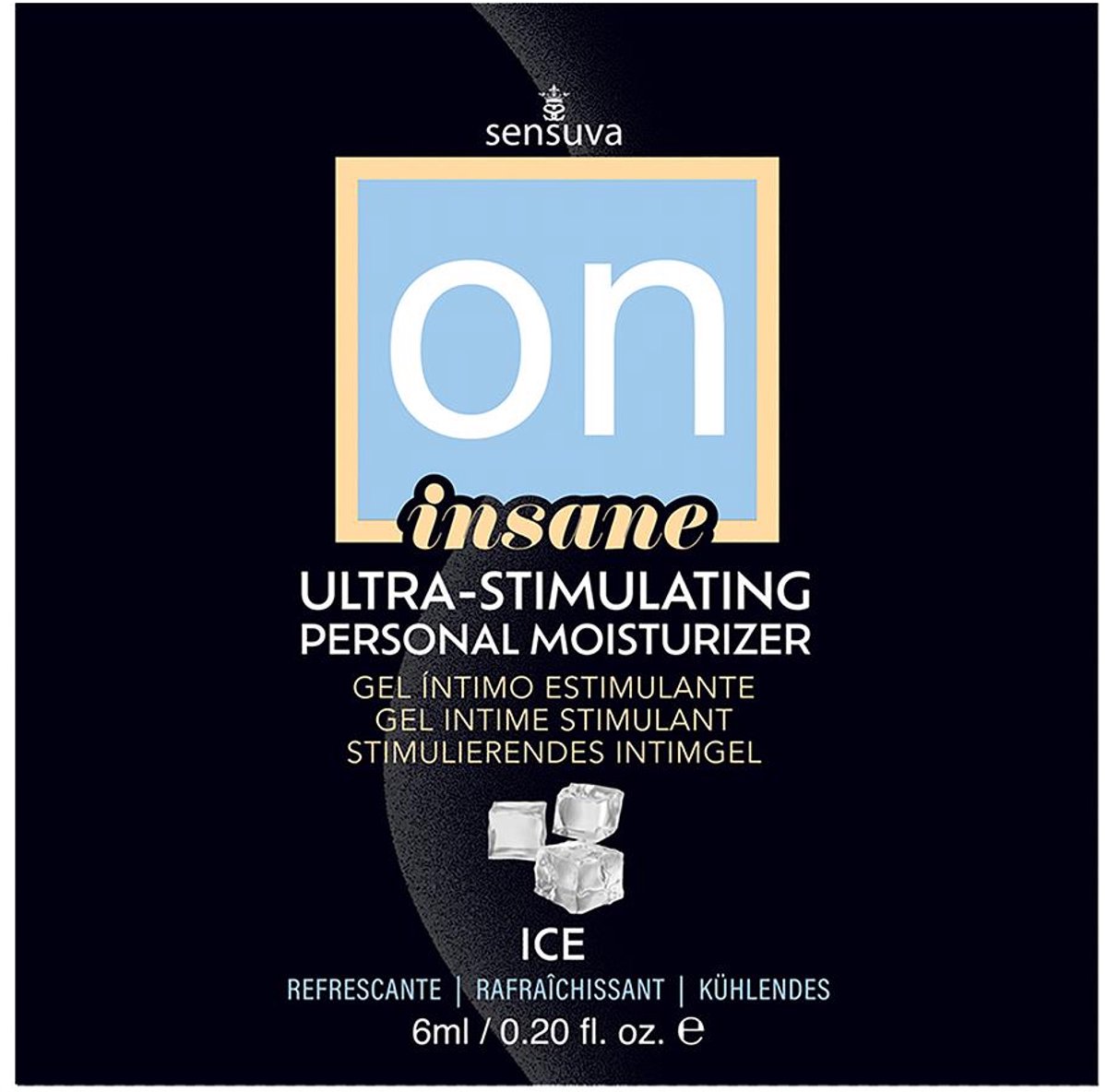 Sensuva On Insane Ice ultra-stimulating Personal Moisturizer 6ml