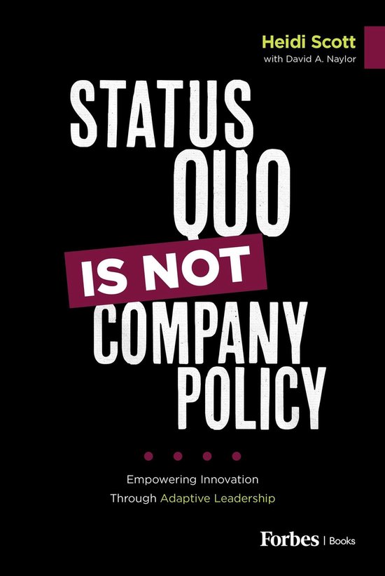 Status Quo Is Not Company Policy - cover