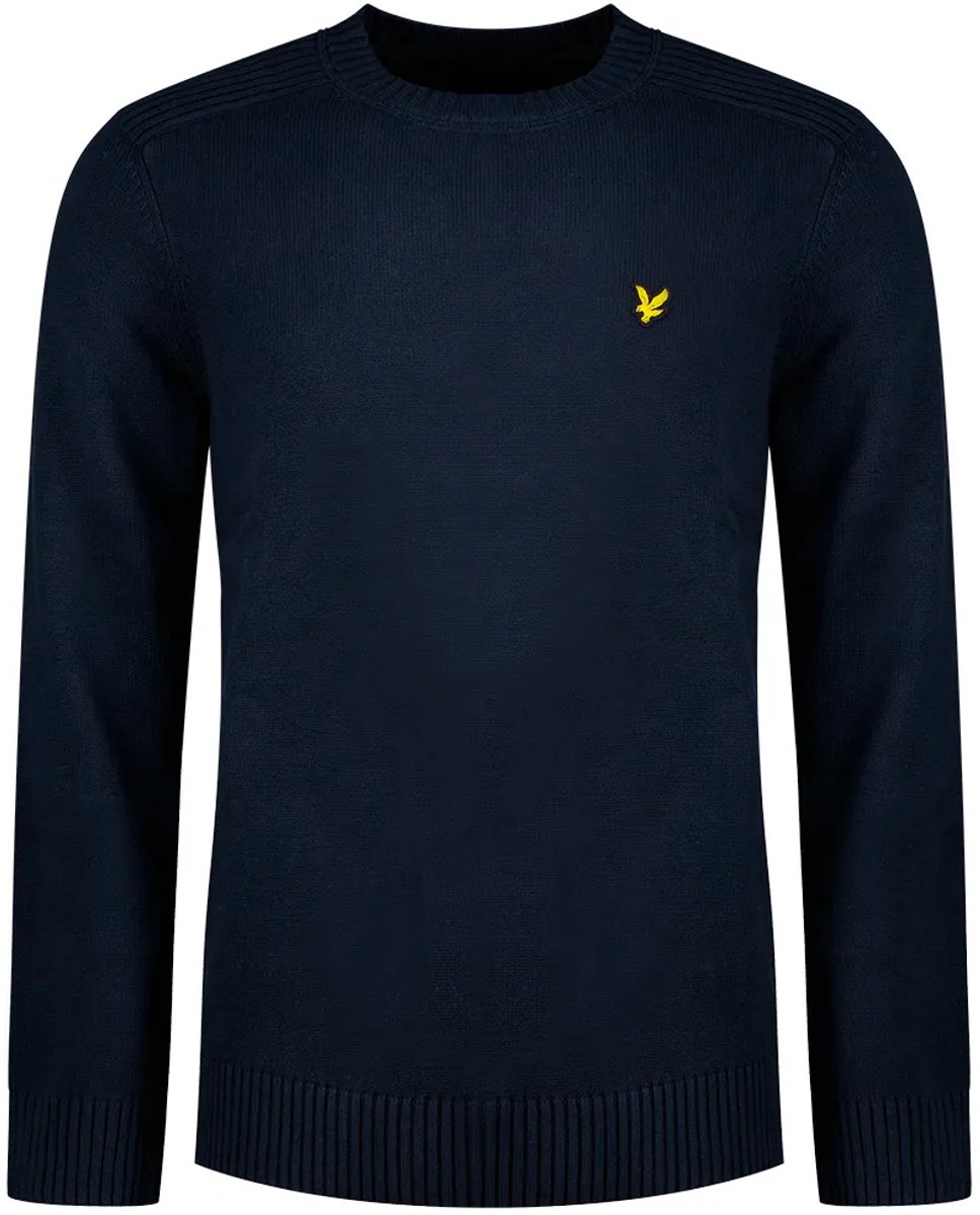 Lyle & Scott Navy Crew Neck