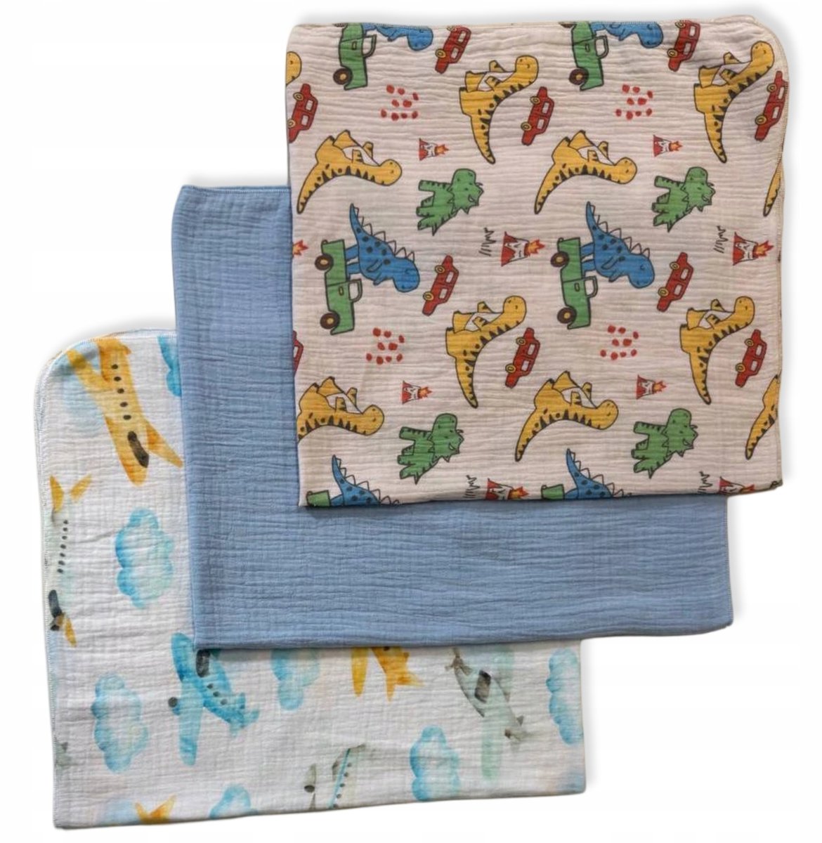 Dartomik Serie - Mini Muslin Luiers - 38x38 - Delicaat en Absorberend - Oeko-tex Gecertificeerd