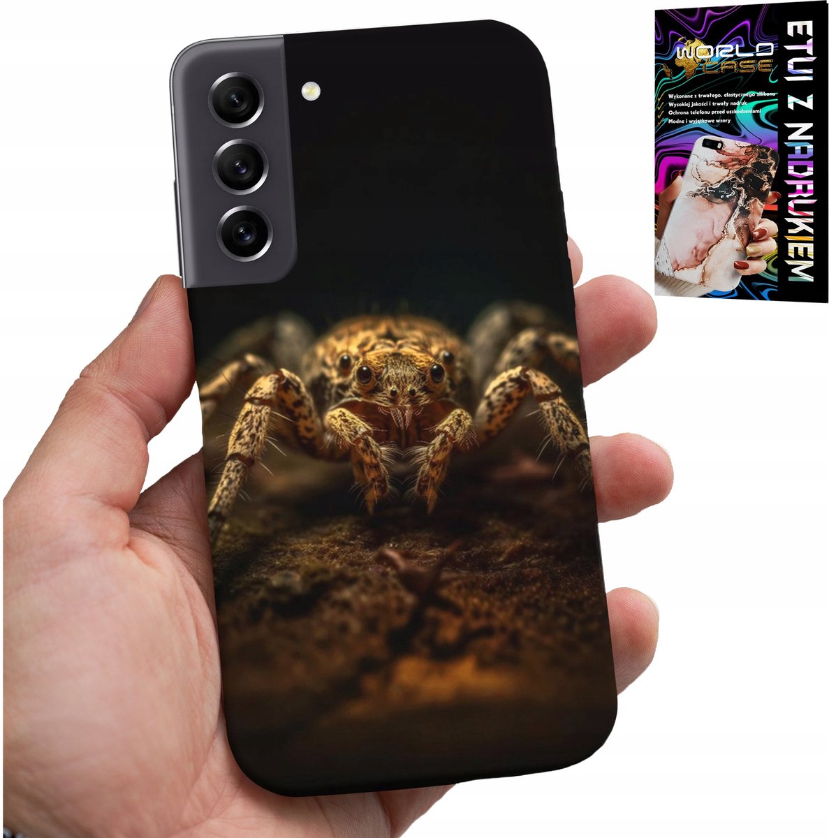 HOESJE VOOR SAMSUNG GALAXY S21 - SPIDER TARGET CATCHERS ARACHNIDS HOESJE