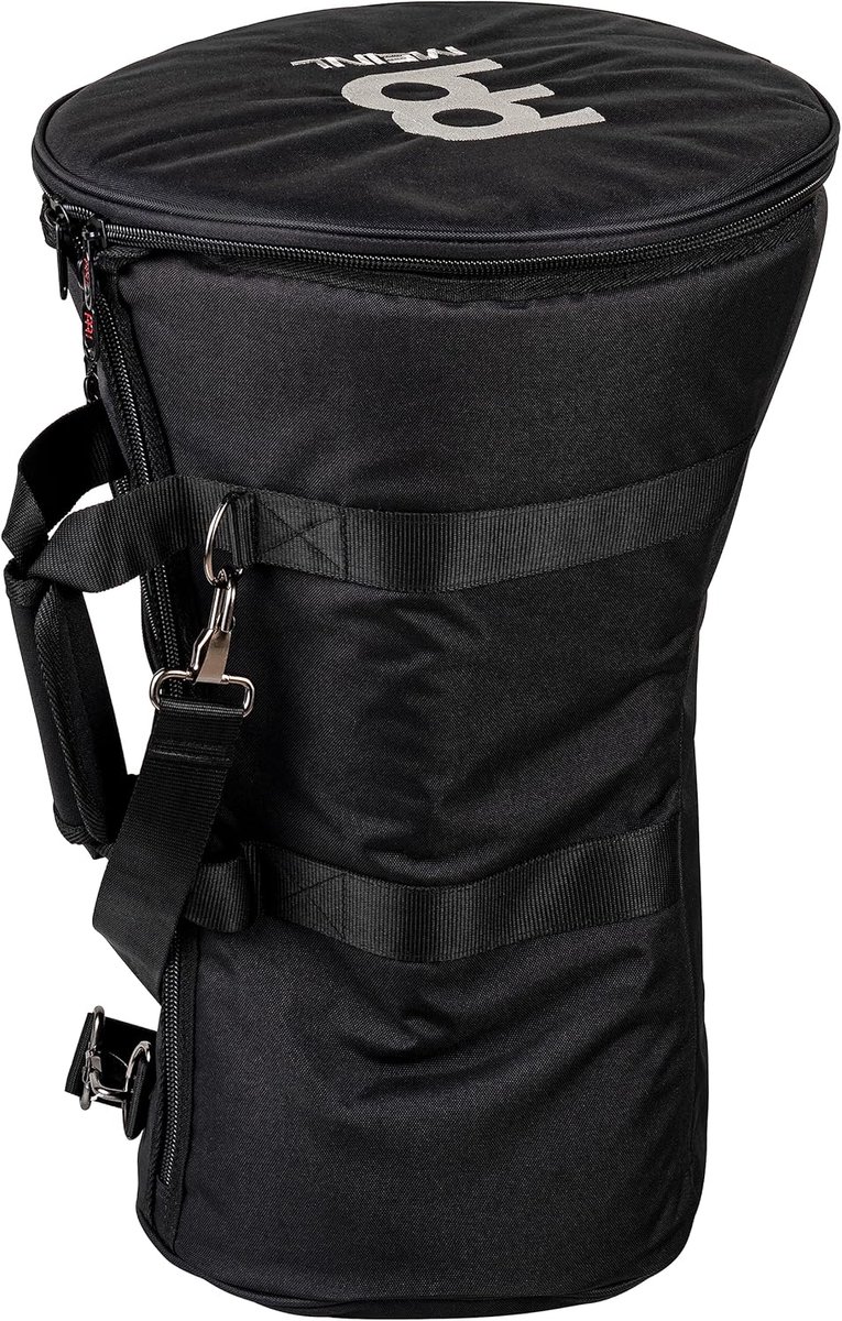 Doumbek tas - Perkussietas - Instrument bescherming - Verstevigd nylon - Large formaat - Zwart