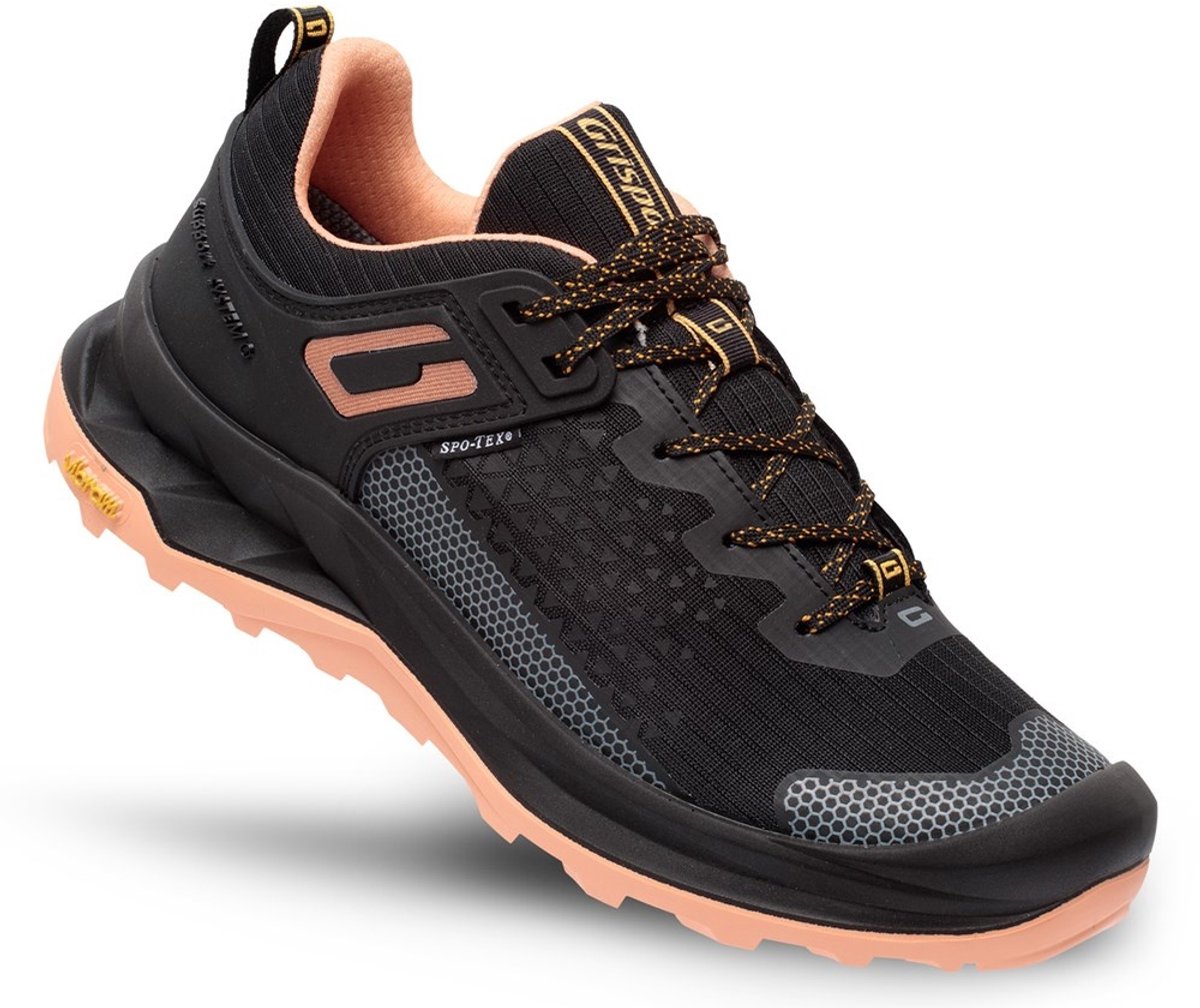 Grisport Explorer low zwart roze wandelschoenen uni (15401-178)
