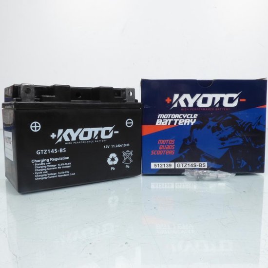 Batterij SLA Kyoto 12V 11.2Ah onderhoudsvrij voor Honda 700 XL VA Transalp ABS RD13 2008-2013