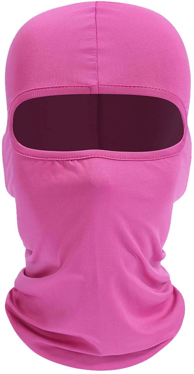 Gezichtsmasker Balaclava Bivakmuts Mask Helmmuts Winddicht Wintermasker Ski/Motor/Outdoor masker Mondmasker Nekwarmer/halswarmer Universeel – Jonyx Roze