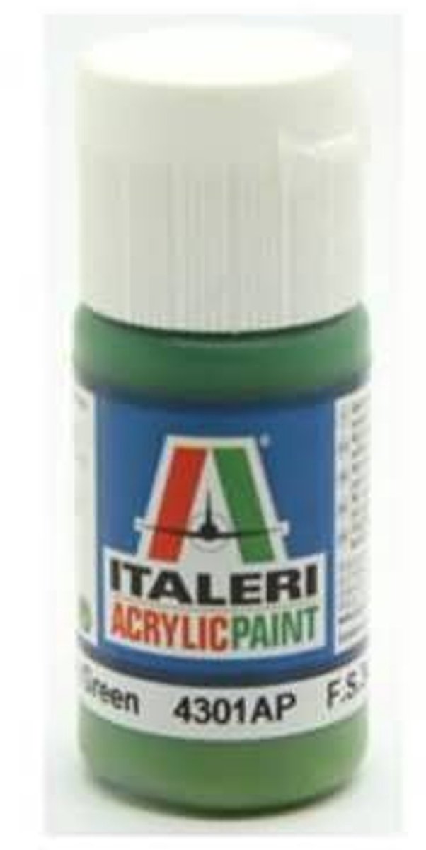Italeri 4301ap - Flat Grey Green - Modelbouwverf Acryl