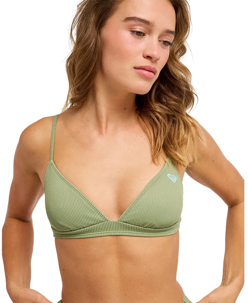 Roxy Love Fixed Triangle Bikinitop XL Vrouw Groen