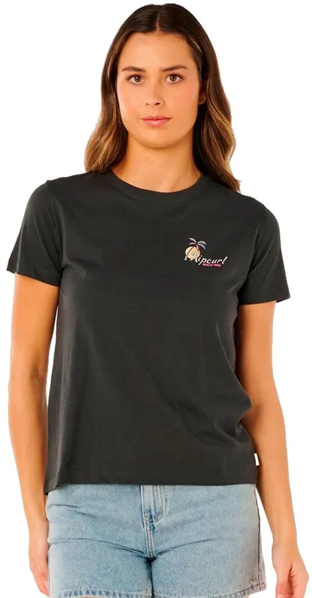 Rip Curl Tide Line Standard TEE - Washed Black