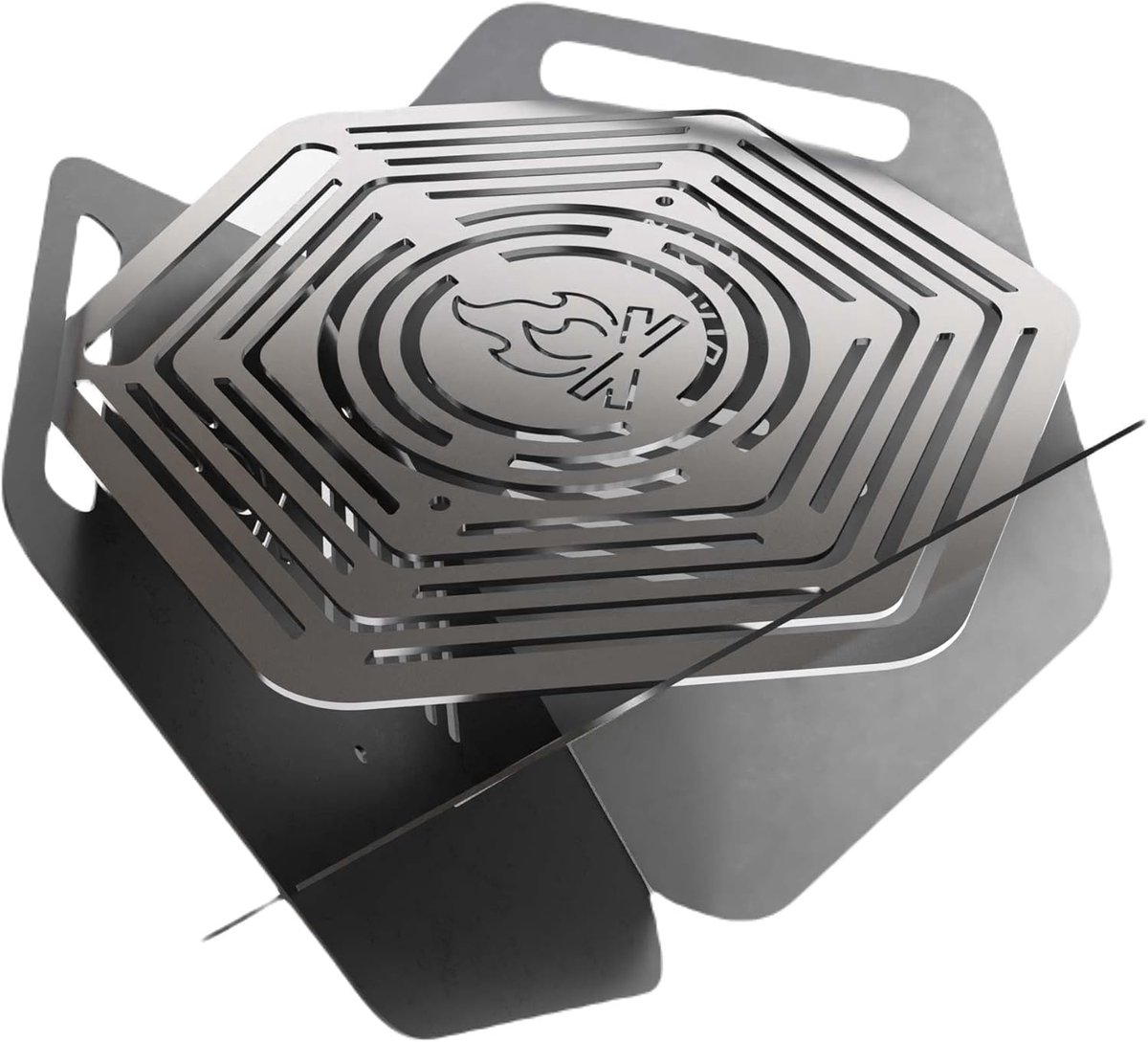 Opvouwbare BBQ - Draagbare Vuurset - Buiten Koken - Roestvrij Staal - 20x20x40cm