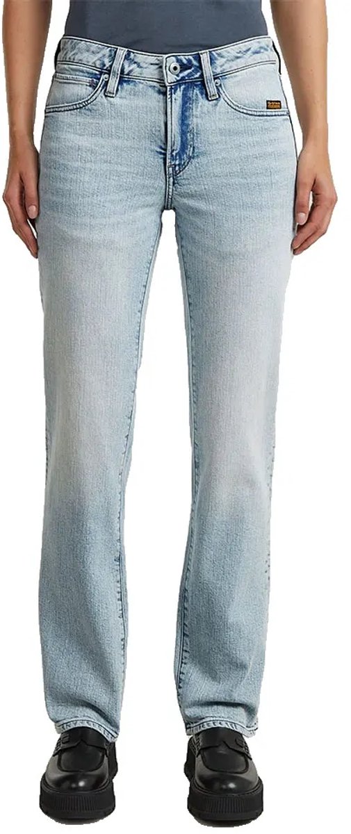 G-star D26163-e205 Straight Fit Spijkerbroek 27 28 Vrouw Blauw
